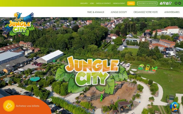 Screenshot of jungle-city.be