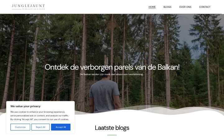 Screenshot of junglejaunt.nl