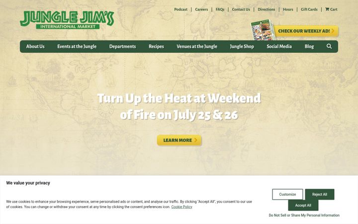 Ekraanipilt saidist junglejims.com
