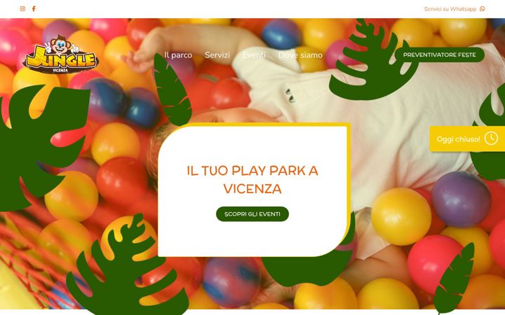 Screenshot of junglejumpvicenza.com