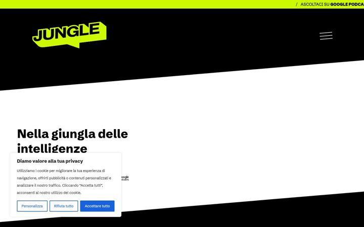 Screenshot of junglepodcast.it