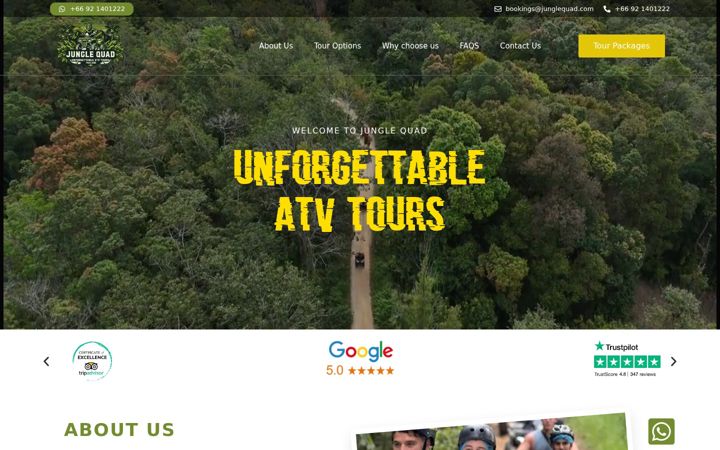Screenshot of junglequad.com