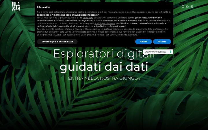 Screenshot van jungleteam.it