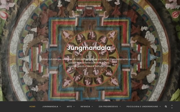 Screenshot of jungmandala.com