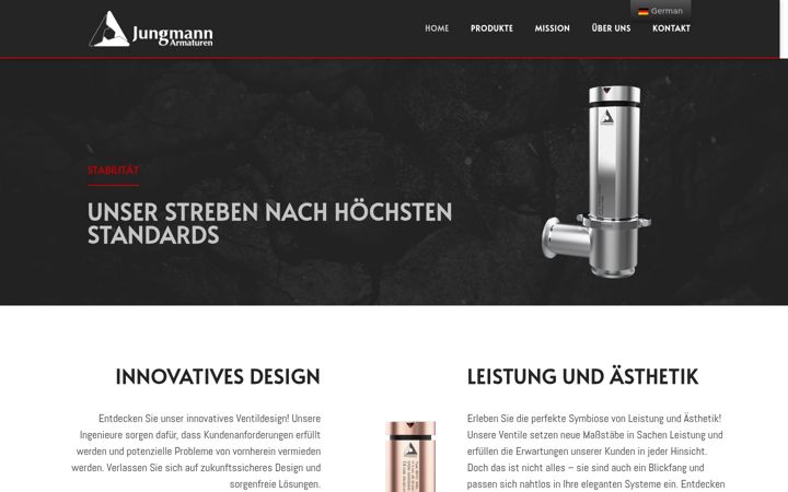 Screenshot of jungmann-armaturen.de
