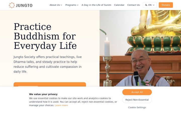 Screenshot of jungtosociety.org