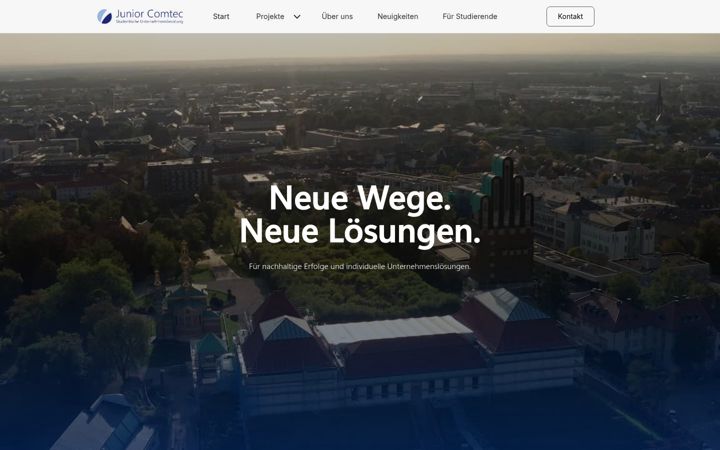 Screenshot of junior-comtec.de