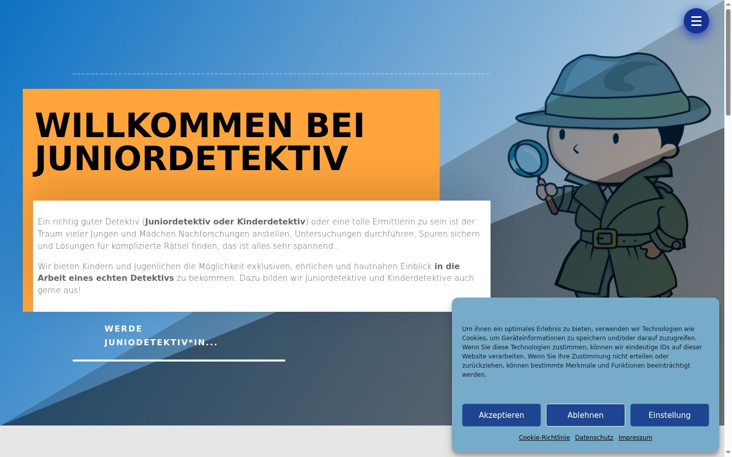 Screenshot van de toestemmingsbanner zoals getoond vóór enige interactie