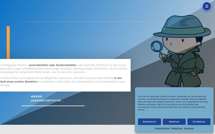 Screenshot of junior-detektiv.de
