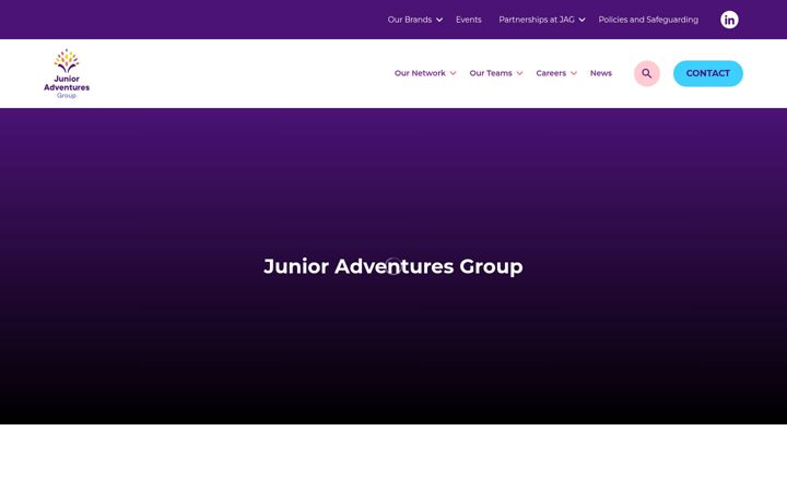 Screenshot of junioradventuresgroup.com