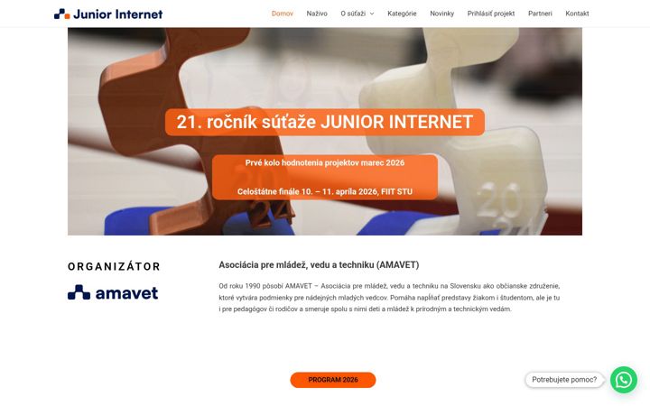 Screenshot of juniorinternet.sk