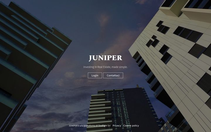 Screenshot of juniper-re.it