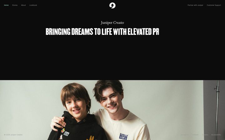 Screenshot of junipercreates.com