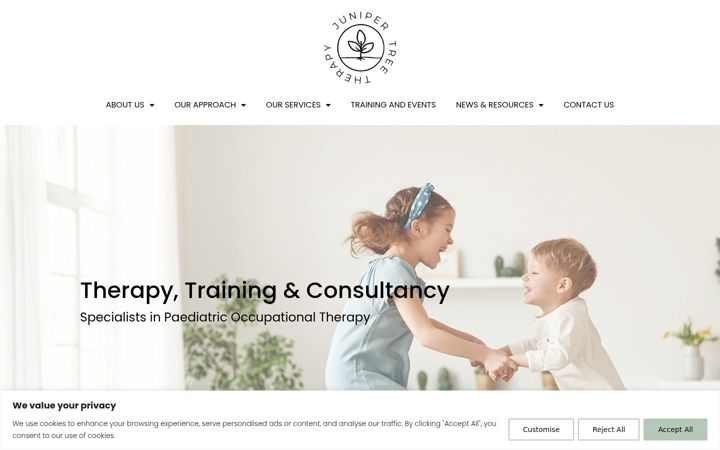 Screenshot of junipertreetherapy.com