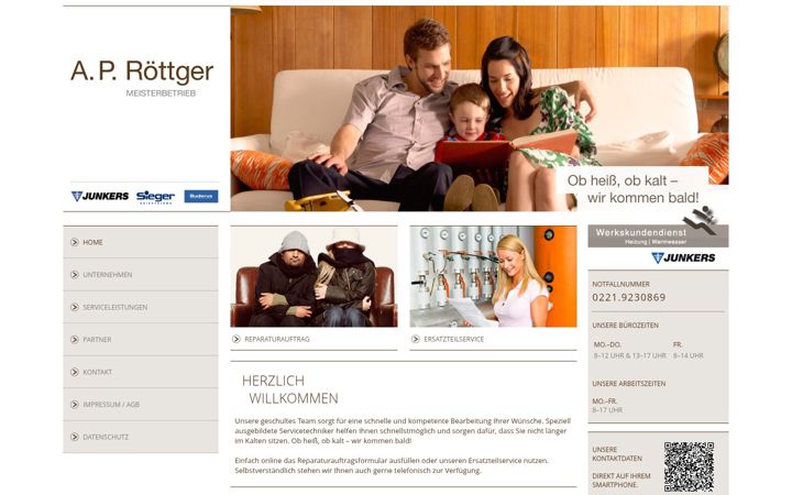 Screenshot of junkers-roettger.de