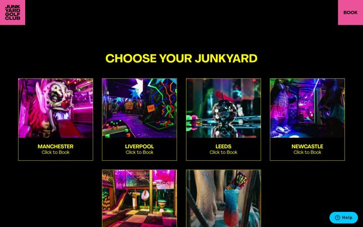 Screenshot of junkyardgolfclub.co.uk