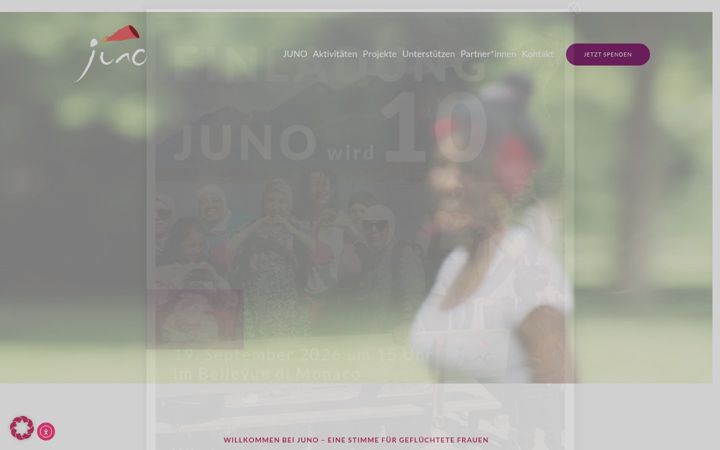 Screenshot of juno-munich.org