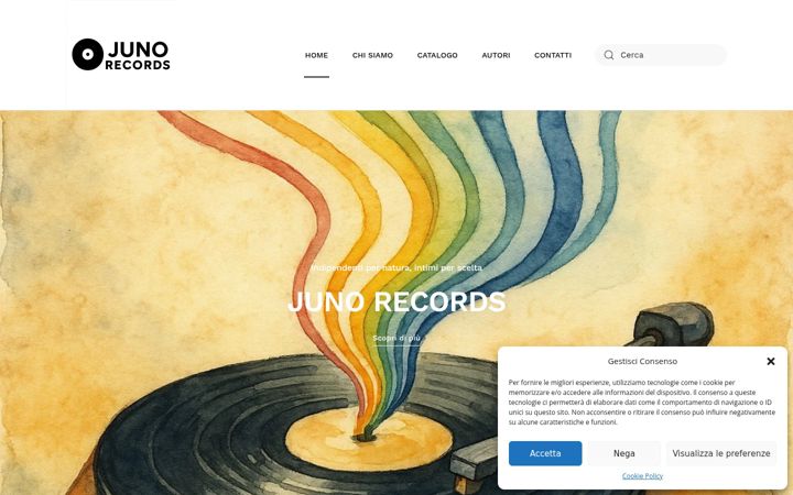 Screenshot of junorecords.it