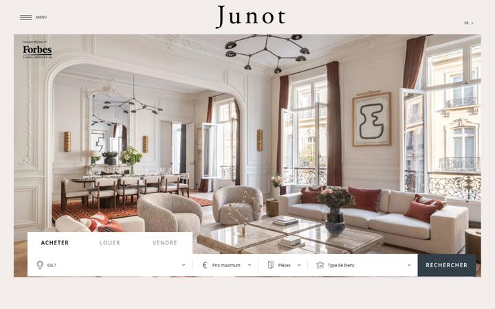 Screenshot of junot.fr
