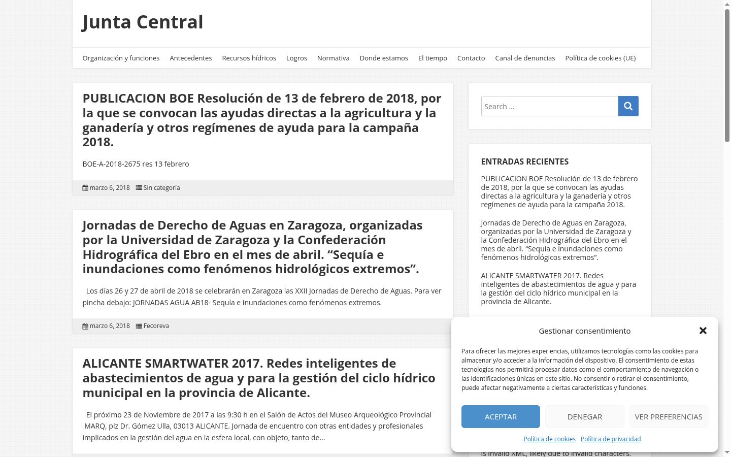 Captură de ecran a bannerului de consimțământ afișat înainte de orice interacțiune