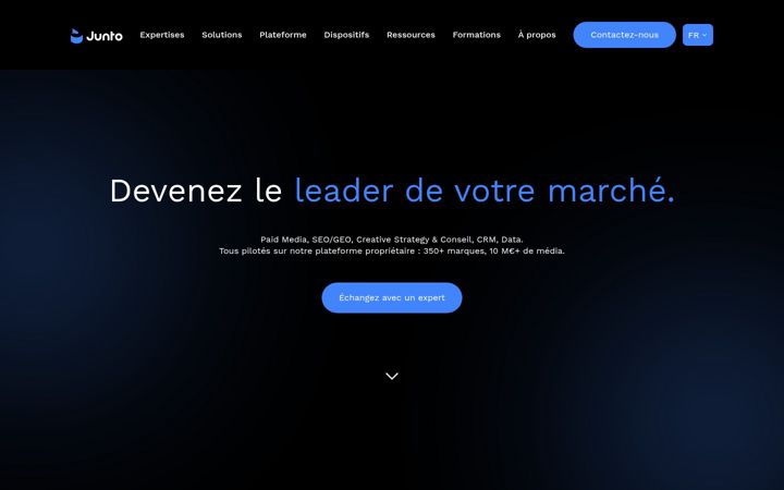 Screenshot of junto.fr
