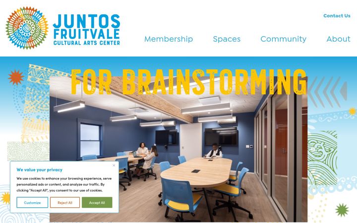 Screenshot of juntosfruitvale.org