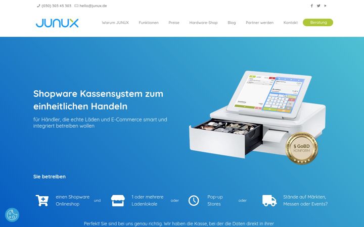 Screenshot of junux.de