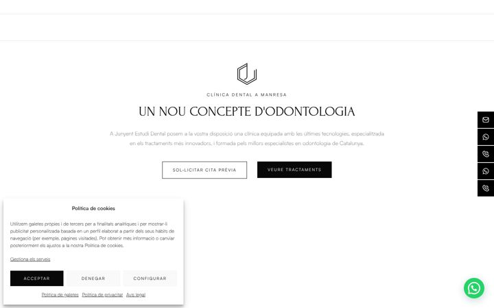 Screenshot of junyentestudidental.com