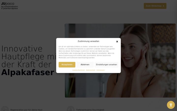 Screenshot of jupaca.at