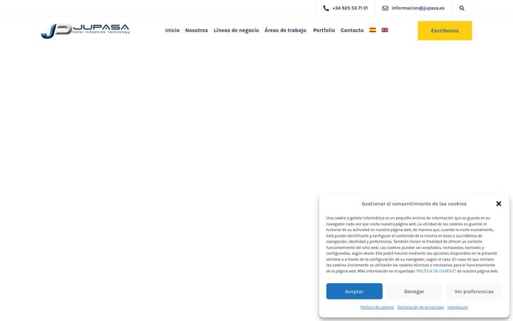 Screenshot of jupasa.es