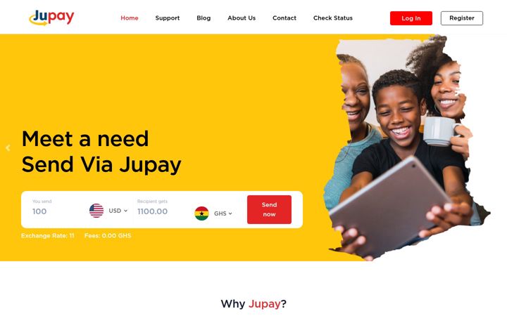 Screenshot of jupay.co
