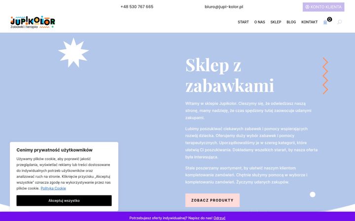 Screenshot of jupi-kolor.pl