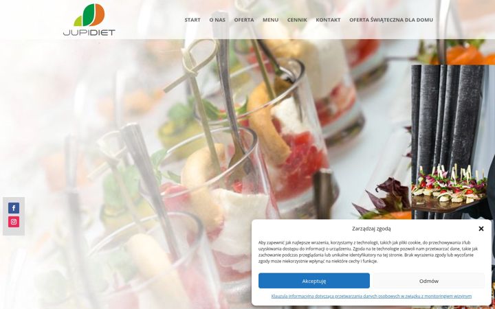 Screenshot of jupidiet.pl
