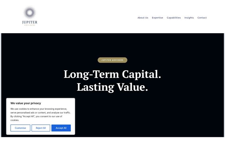 Screenshot of jupiter-advisers.com