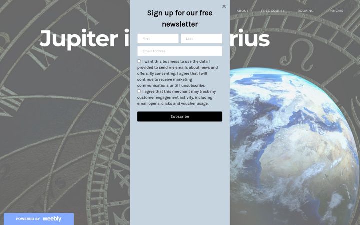 Screenshot of jupiter-in-sagittarius.com