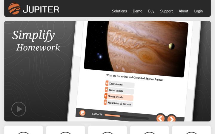 Screenshot of jupitered.com