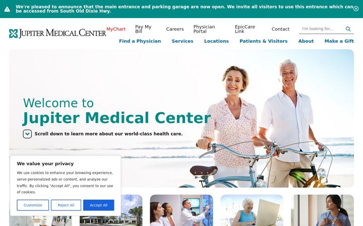 Screenshot of jupitermed.com
