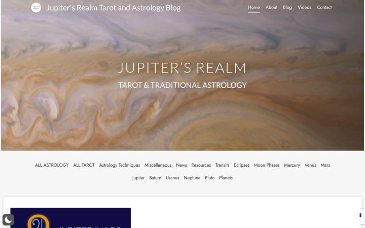 Screenshot of jupitersrealm.com