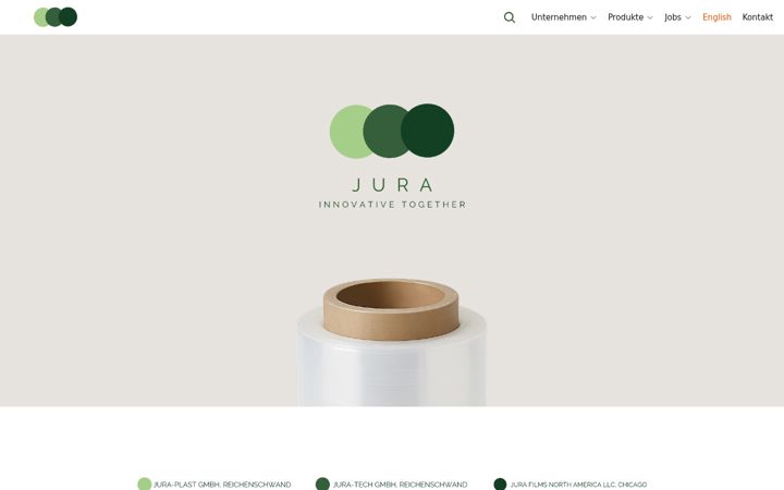 Screenshot of jura-group.de