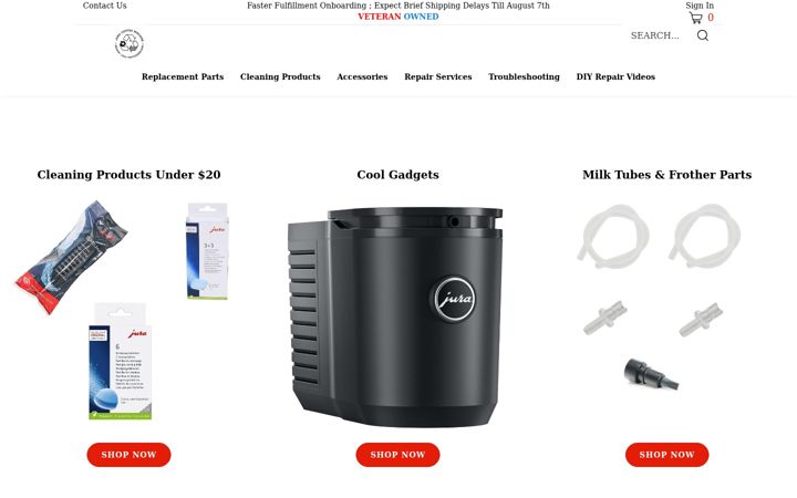 Screenshot of jura-parts.com