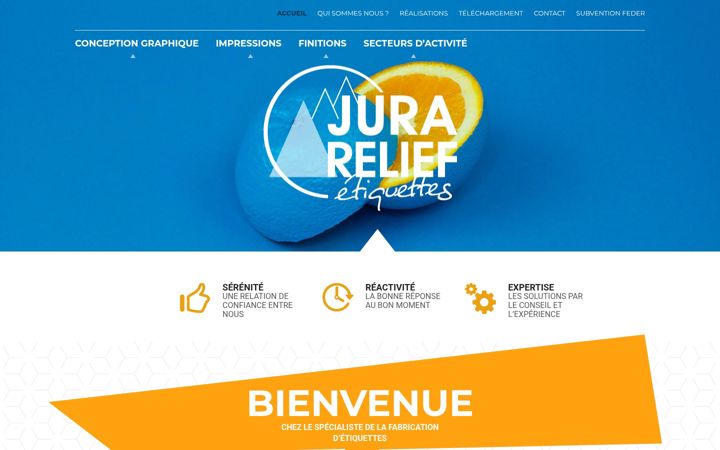 Screenshot of jura-relief.com