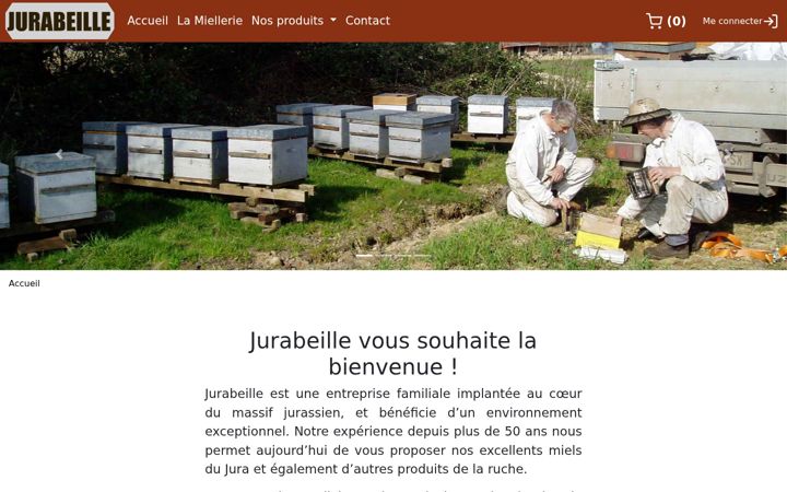 Screenshot of jurabeille.com