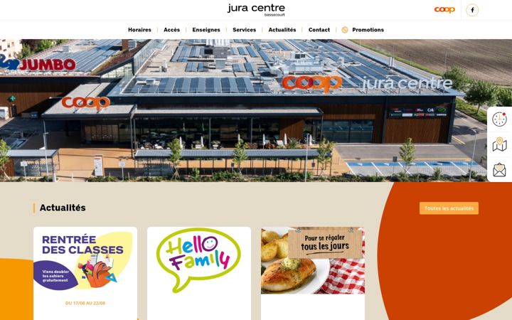 Screenshot of juracentre.ch