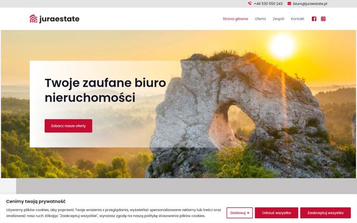 Screenshot of juraestate.pl