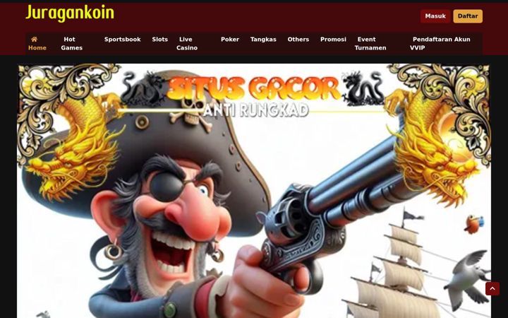 Screenshot of juragankoin.org