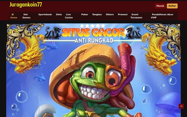 Screenshot of juragankoin77.com