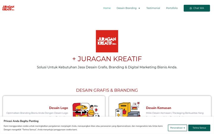 Screenshot of juragankreatif.com