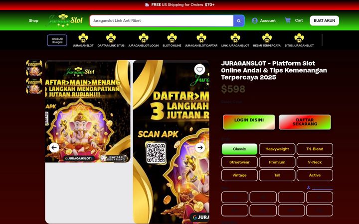 Screenshot of juraganslot.com