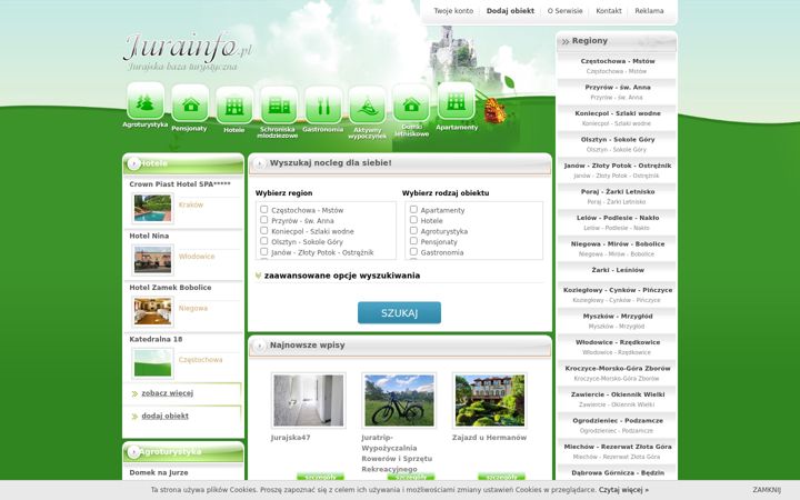 Screenshot of jurainfo.pl