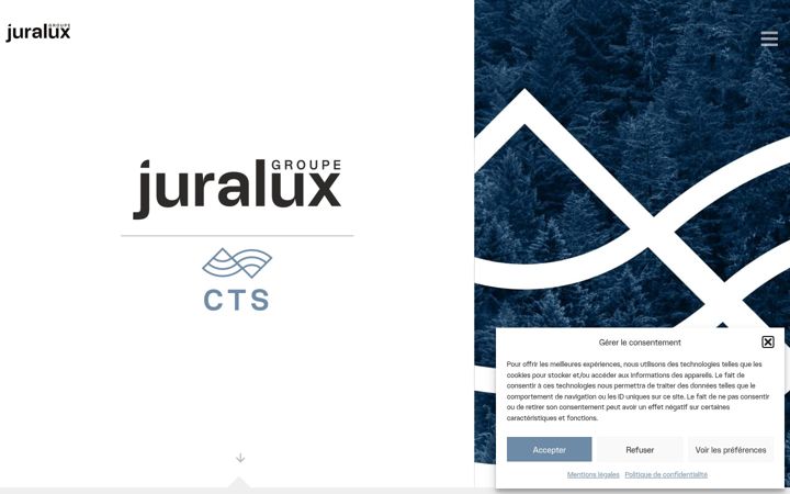 Screenshot of juralux.com